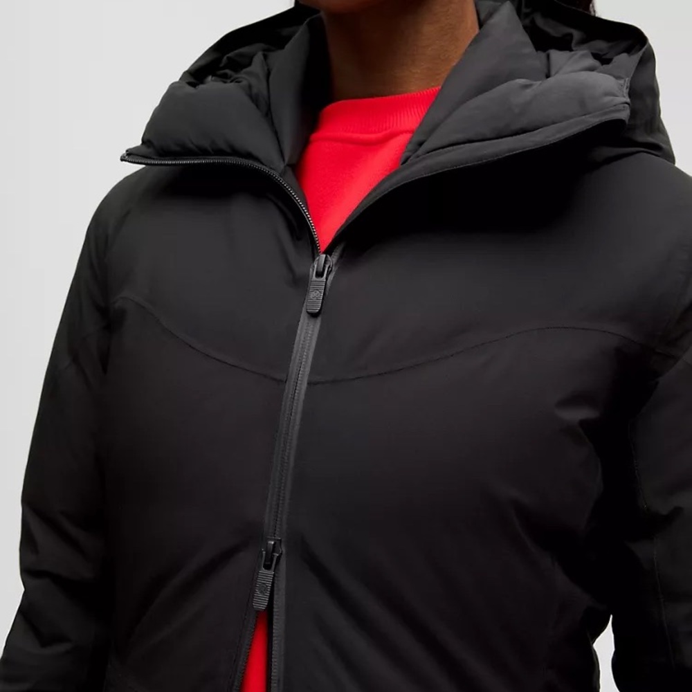 Lululemon StretchSeal™ Sleet Street 600-Down-Fill Long Jacket-black-NWT - Picture 7 of 10